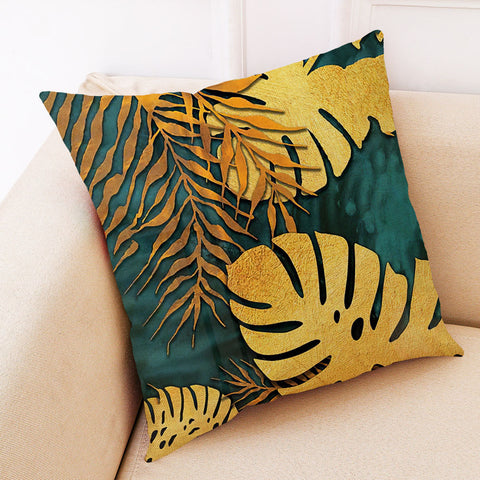 Pillowcase with Leaf Pattern
