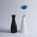 Cat Ears Ceramic Vase