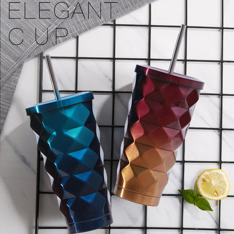Gradient Thermos Cup