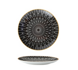 Black & White Ceramic Plate (6 pcs. SET)