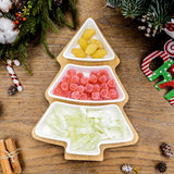 Christmas Tree Ceramic Plates (Set)