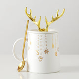 Reindeer Horns Ceramic Cup